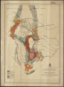 A geological map of the Black Hills