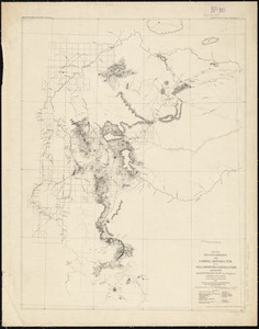 Map of a reconnaissance from Carroll Montana Ter. to the Yellowstone National Park and return by Captain William Ludlow, Corps of Engineers, Chief Engineer Dept. of Dakota, in July, August and September 1875
