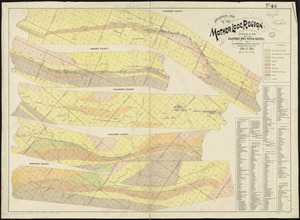 Geological map of the Mother Lode region