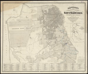 Bancroft's official guide map of city and county of San Francisco