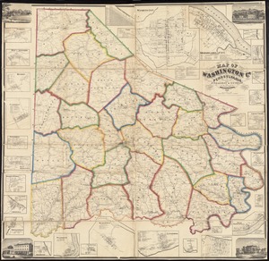 Map of Washington Co., Pennsylvania