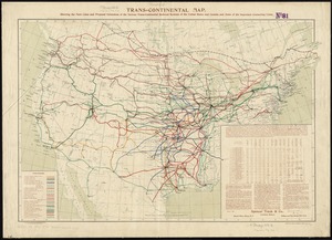 Trans-continental map
