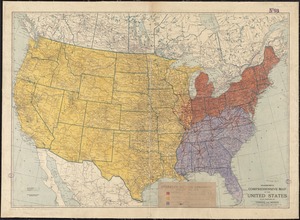 Hammond's comprehensive map of the United States with portions of Canada and Mexico