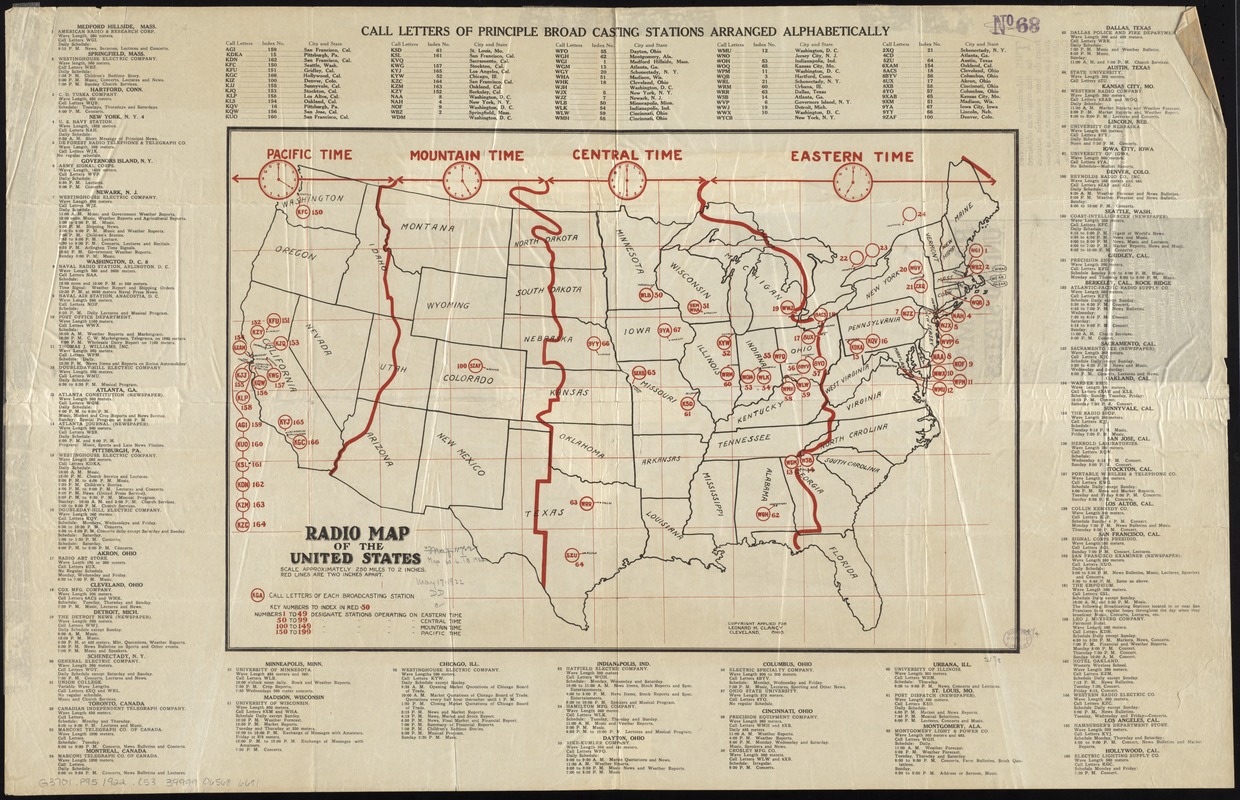 Radio map of the United States
