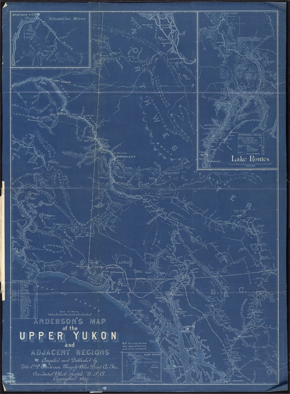 Anderson's map of the Upper Yukon and adjacent regions