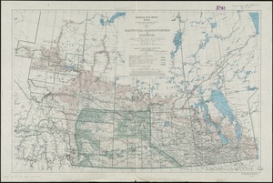 Map of Manitoba, Saskatchewan & Alberta