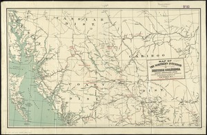 Map of the northern interior of British Columbia shewing undeveloped areas