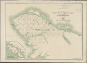 Sectional map of the northern portion of Vancouver Island