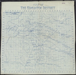 Map of the Edmonton District