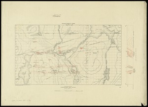Plan and section, Lawrencetown gold district, Halifax County, N.S