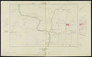 Plan and section, Gold River gold district, Lunenburg Co., Nova Scotia