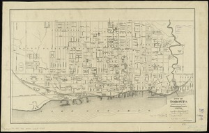 City of Toronto, reduced by permission from Wadsworth & Unwin's large map
