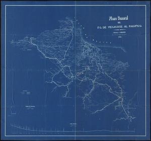 Plano general del f.c. de Veracruz al Pacifico