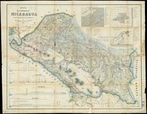 Mapa de la Republica de Nicaragua
