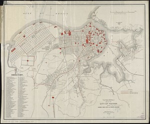 The Rand-McNally map of the city of Havana showing suburbs, parks, forts, and principal buildings