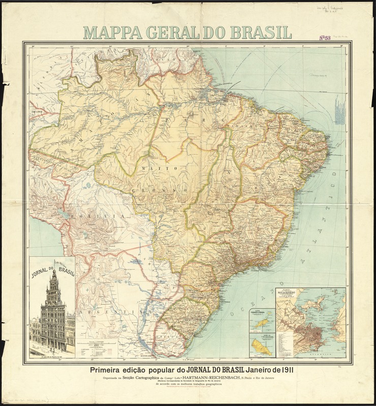Mappa geral do Brasil