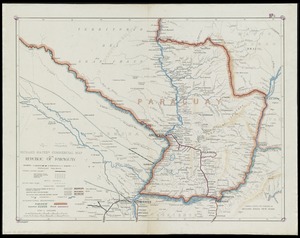 Richard Mayer's commercial map of the republic of Paraguay
