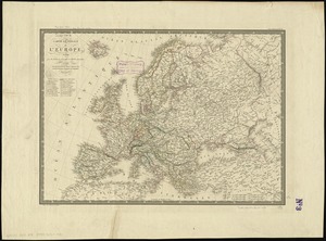 Carte générale de l'Europe, en 1824