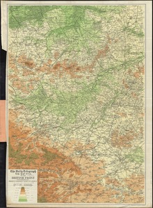 The Daily Telegraph war map no. 13 of the British front