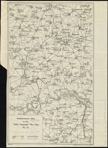 Supplementary map to the "Daily Telegraph" war map no. 13