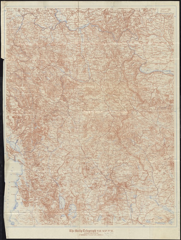 The Daily telegraph war map no. 18