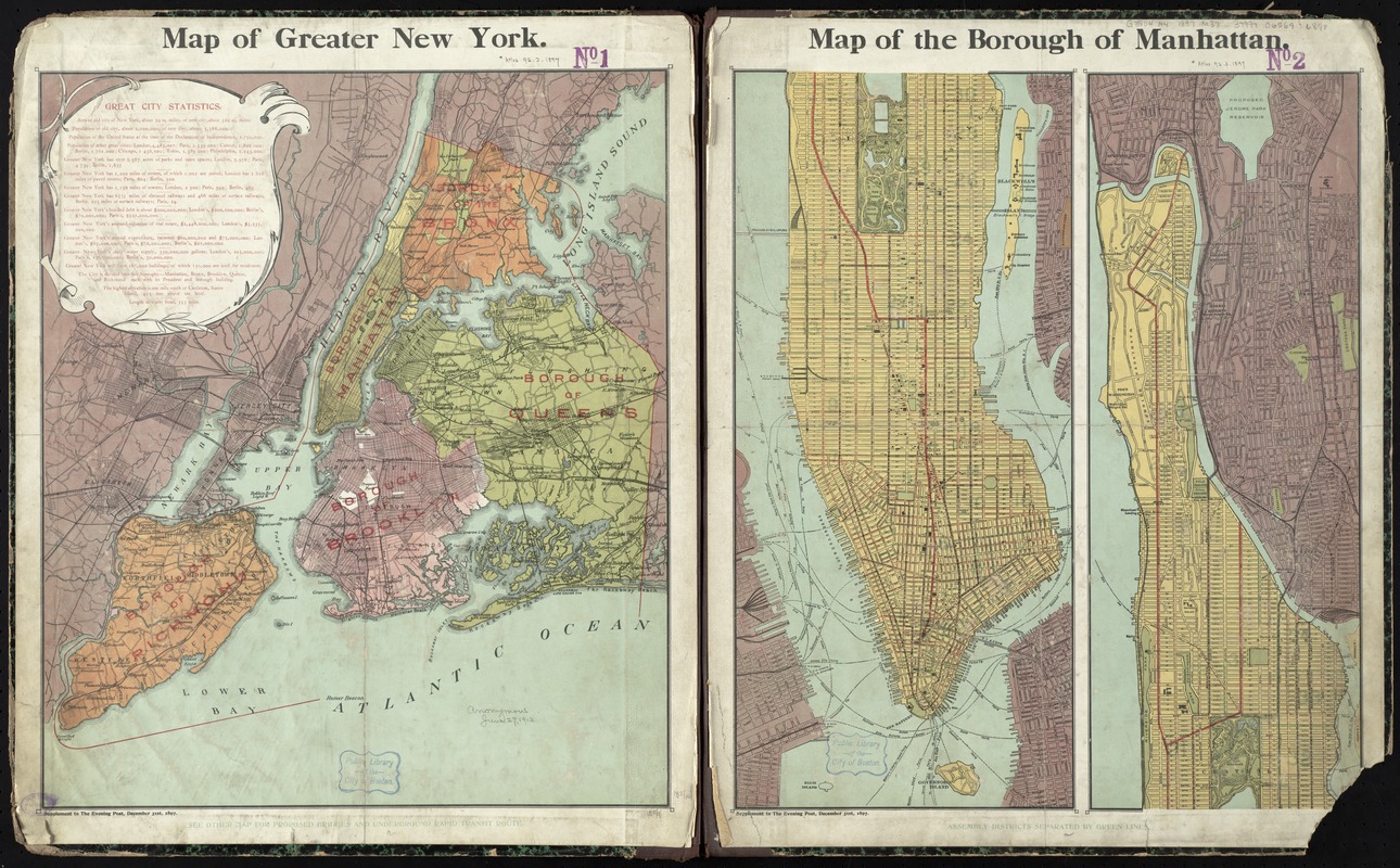 Map of greater New York