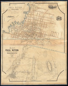 Fall River Village ; Map of the town of Fall River, Bristol County, Massachusetts