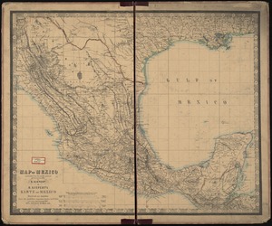 Map of Mexico, constructed from all available materials and corrected to 1862