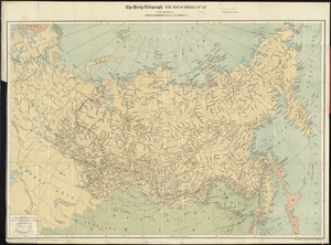The Daily Telegraph war map of Siberia (no. 28)
