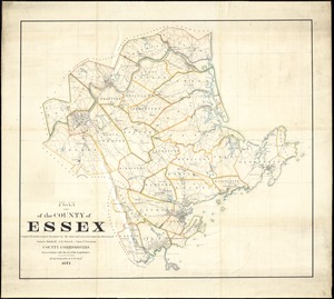 Plan of the county of Essex