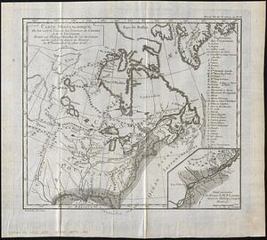 Carte minéralogique, où l'on voit la nature des terreins du Canada et de la Louisiane