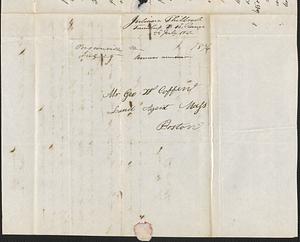 Juliana Philbrook to George Coffin, 22 July 1842