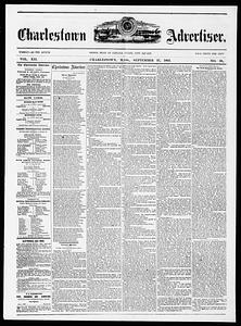 Charlestown Advertiser, September 27, 1862