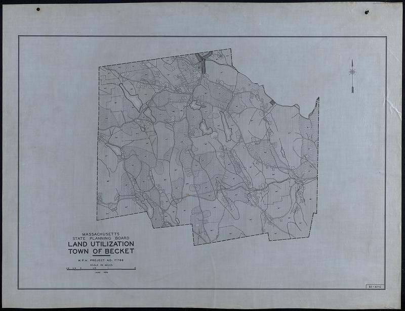 Land Utilization Town of Becket Digital Commonwealth