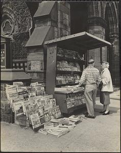 New Old South Church, Copley Sq., & newsstand at Dartmouth & Boylston