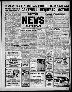 Milton Mattapan News, March 27, 1947