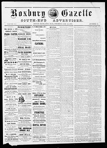 Roxbury Gazette and South End Advertiser, January 24, 1878