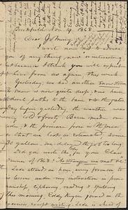 Letter from Zadoc Long to John D. Long, November 19, 1868