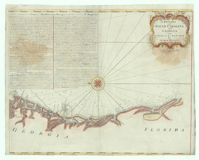 A draught of South Carolina and Georgia from Sewee to St. Estaca