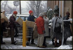 UPS line to send Christmas presents, Watertown