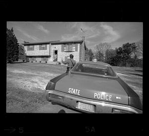 State Trooper Sparda leaves home for work in cruiser kept at home, Framingham