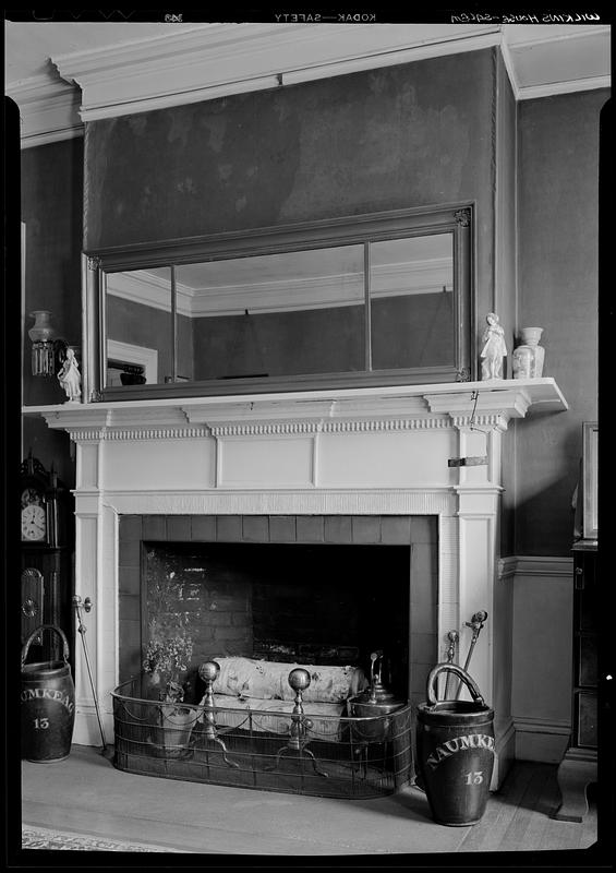 Wilkins House, interior, fireplace