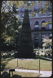 Franklin's parents' headstone