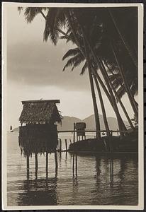 Malay huts, Island of Penang