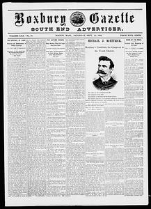 Roxbury Gazette and South End Advertiser, September 24, 1892