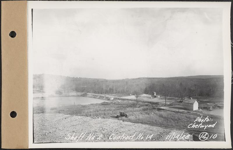 Contract No. 14, East Portion, Wachusett-Coldbrook Tunnel, West Boylston, Holden, Rutland, filter beds at Shaft 2, Holden, Mass., Nov. 14, 1928