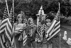 Memorial Day 1979, flags