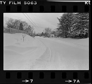 Snow scene, Winter Street