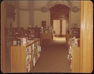 Interior view, looking west, Lawrence Library