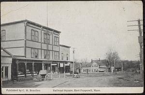 Railroad Square, looking down Railroad Street